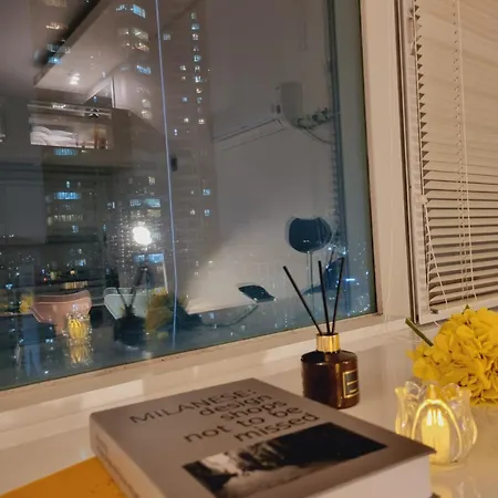 Yellow House - Duplex, Night View, White Modern Interior Bucheon Exterior photo